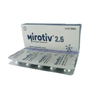 Tablet Mirotiv 2.5mg (30pcs)